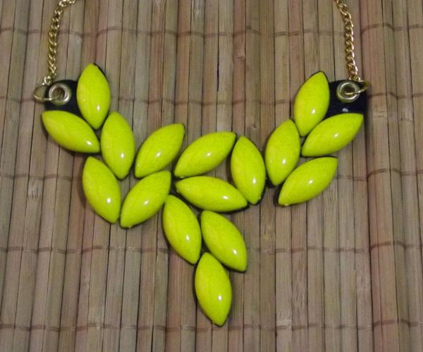 Maxi Colar Amarelo