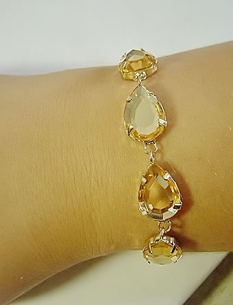 Pulseira Bege Cristal